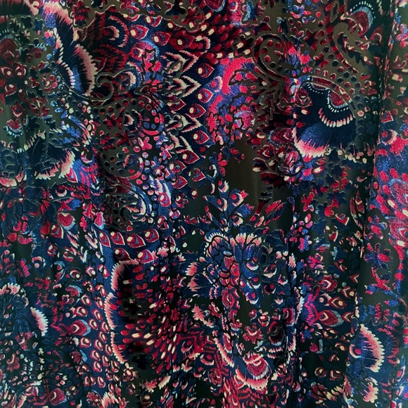 Velvet Burnout Mini Dress - Picture 4 of 4